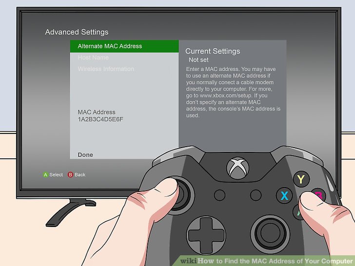 what is mac address for xbox 1